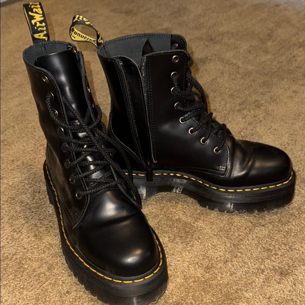 Dr. Martens Black Jadon Platform Boots
